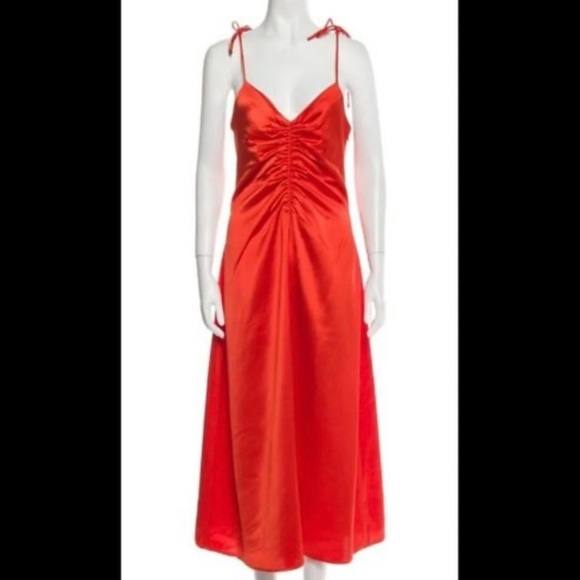 NWOT Jason Wu Women’s Rushed Front Strappy Dress - Picture 1 of 11
